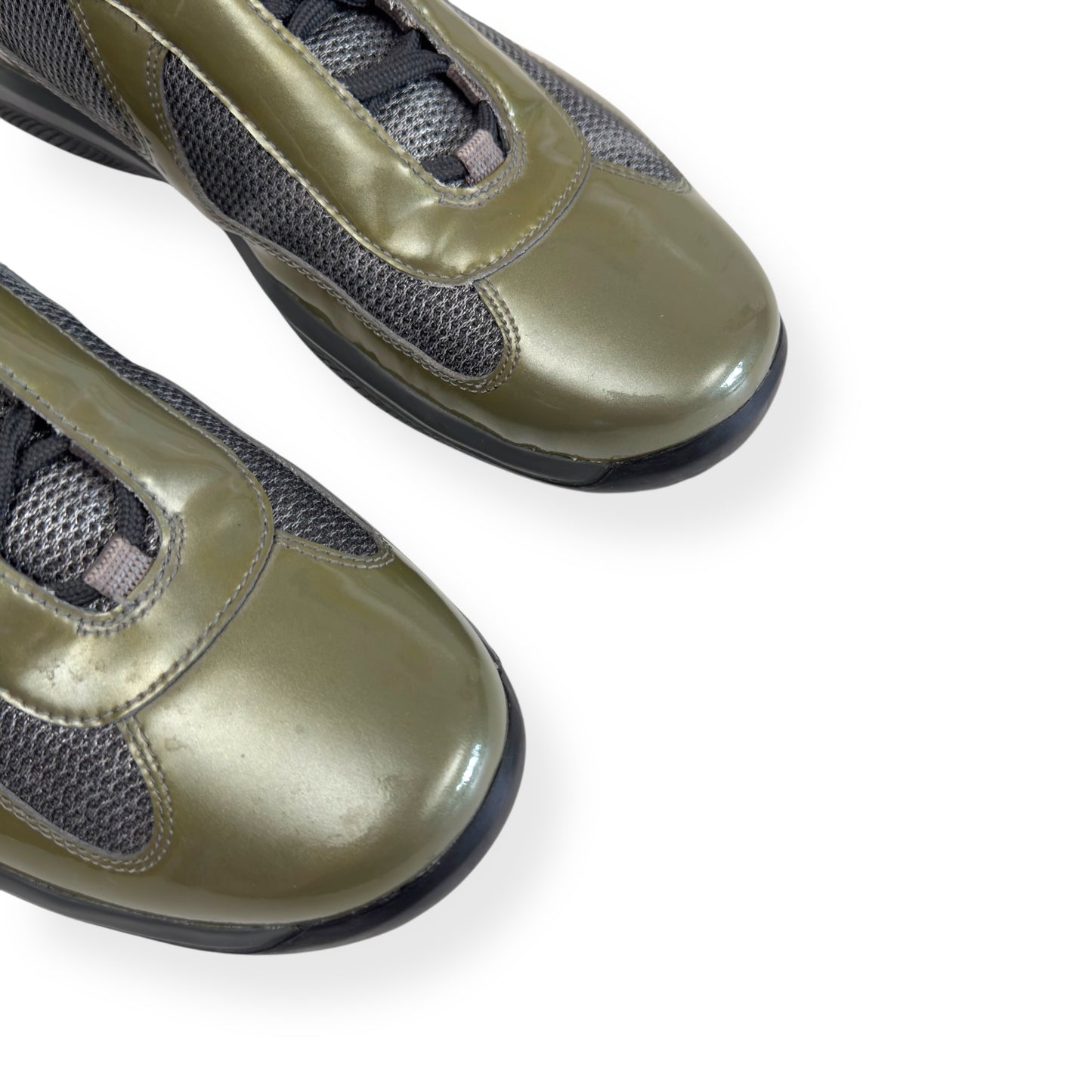 PRADA AMERICAS CUP SNEAKER OLIVE GREEN UK8.5