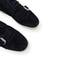 CHRISTIAN LOUBOUTIN NONO STRAP FLAT SUEDE SNEAKER BLACK 43 / UK9