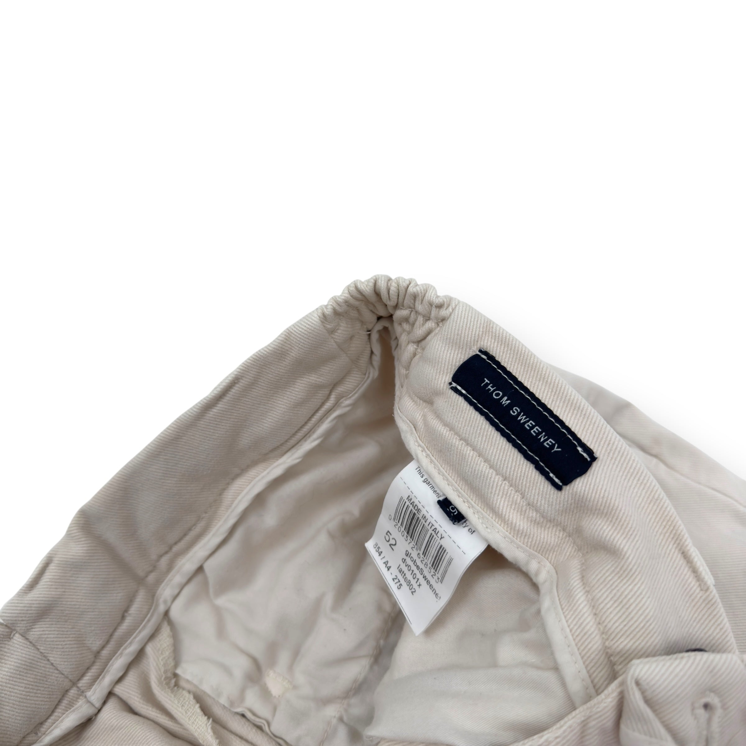 THOM SWEENEY TROUSERS CREAM 52 / L