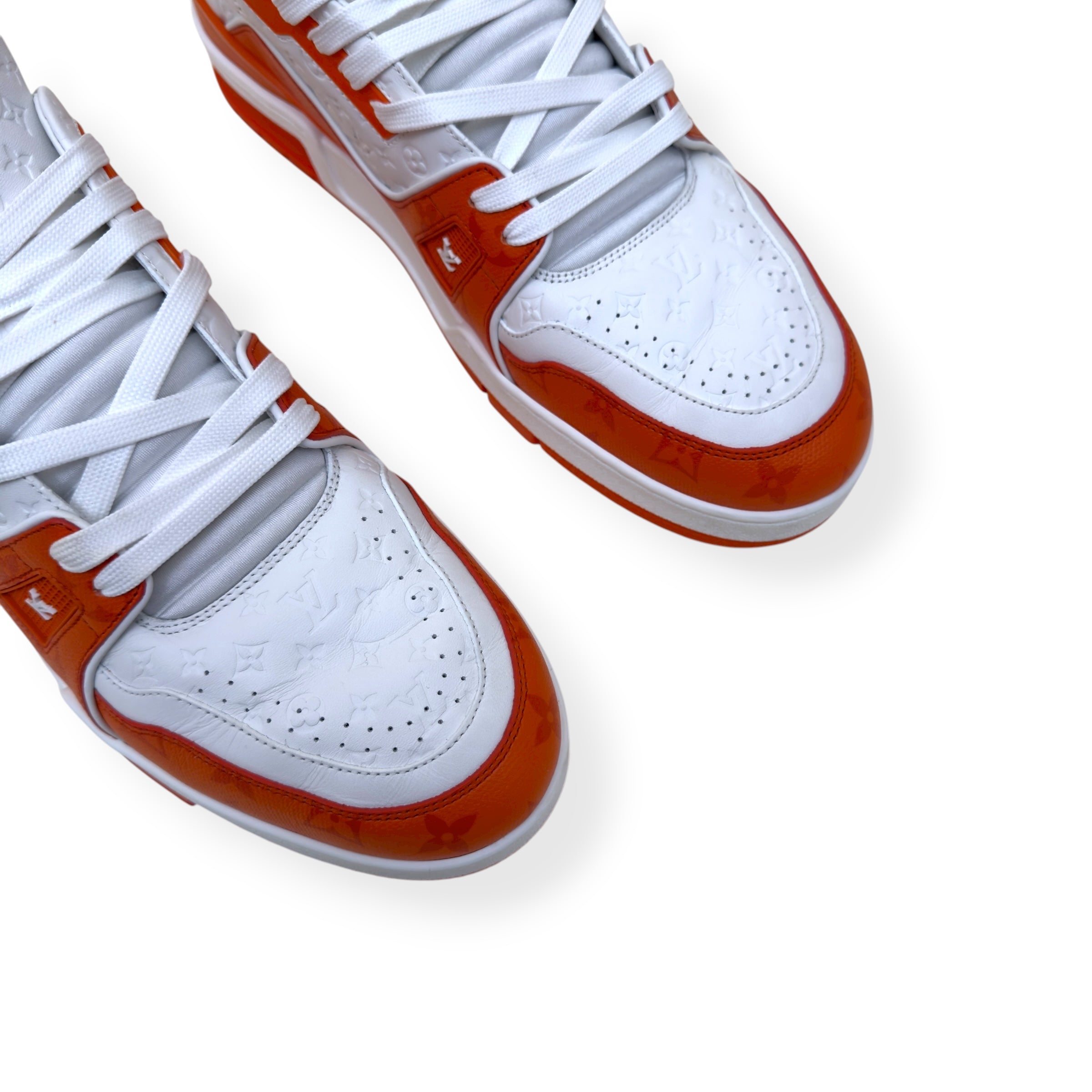 LOUIS VUITTON MONOGRAM LV TRAINER ORANGE UK11