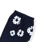 DENIM TEARS THE COTTON WREATH SWEATPANTS BLACK / WHITE S