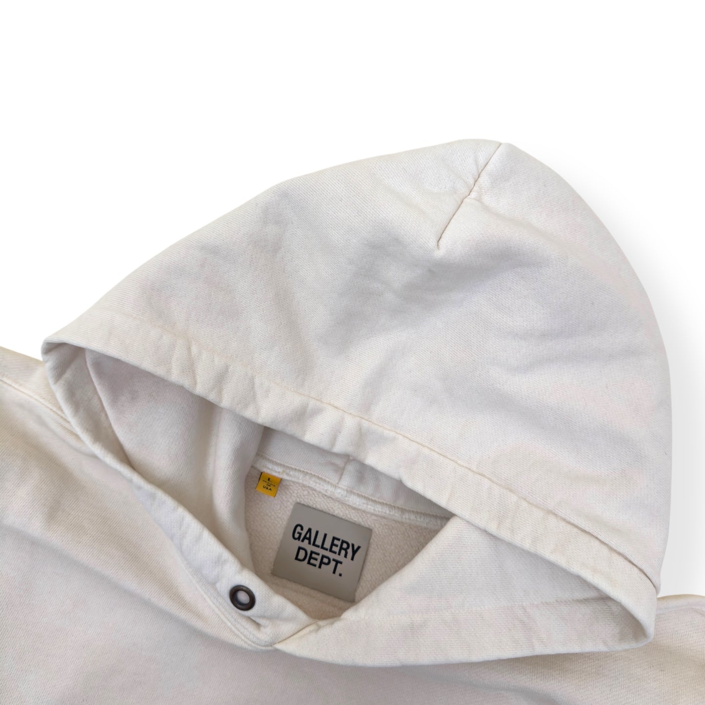 GALLERY DEPT. GYM HOODIE ECRU / BLACK L