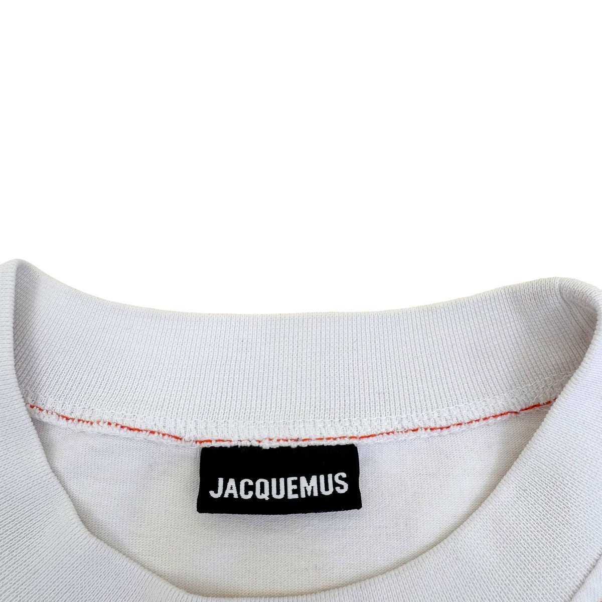 JACQUEMUS LE T-SHIRT PATE A MODELER LONG SLEEVE T-SHIRT WHITE XL
