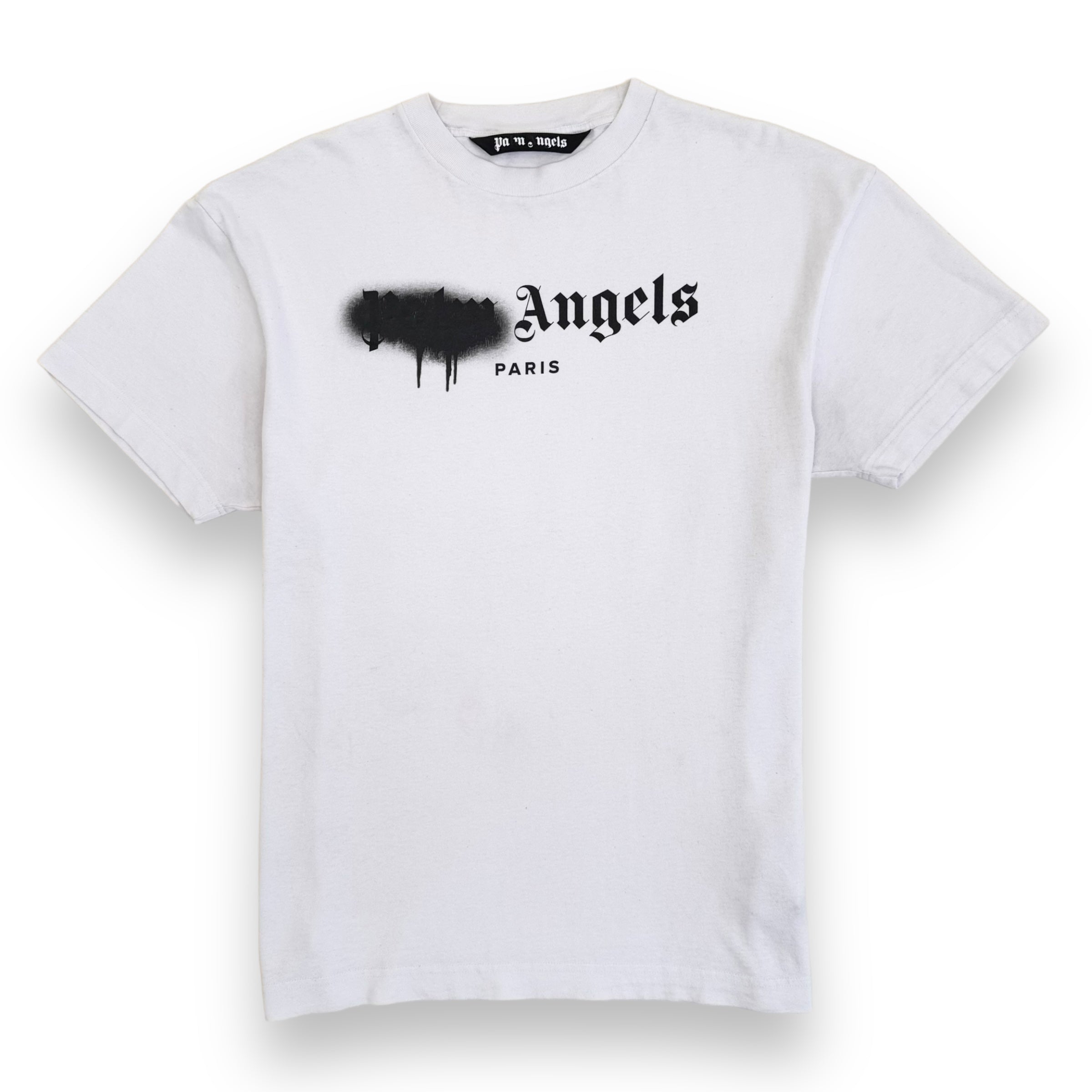 PALM ANGELS SPRAY PAINT PARIS T-SHIRT WHITE XL