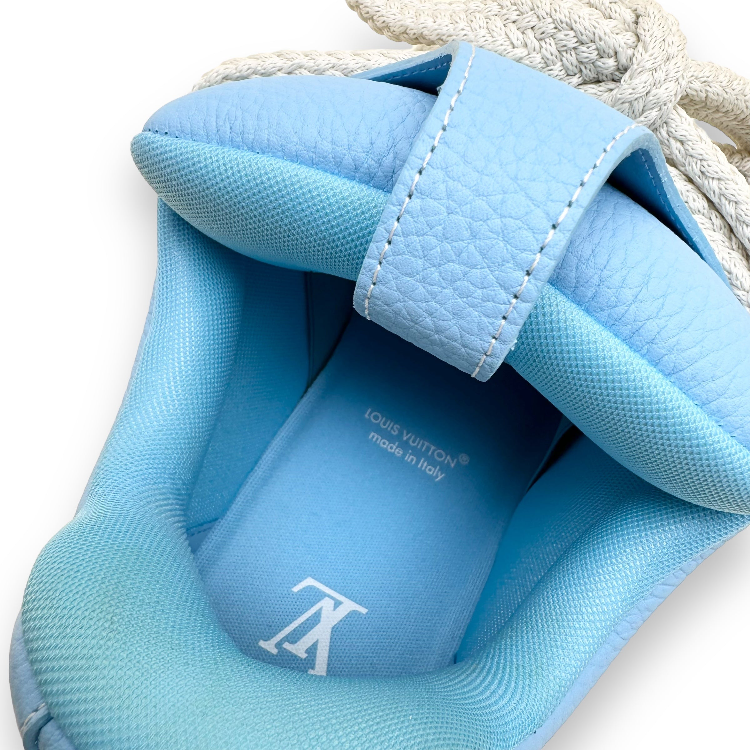 LOUIS VUITTON LV SKATE SNEAKER LUXURY BLUE UK8