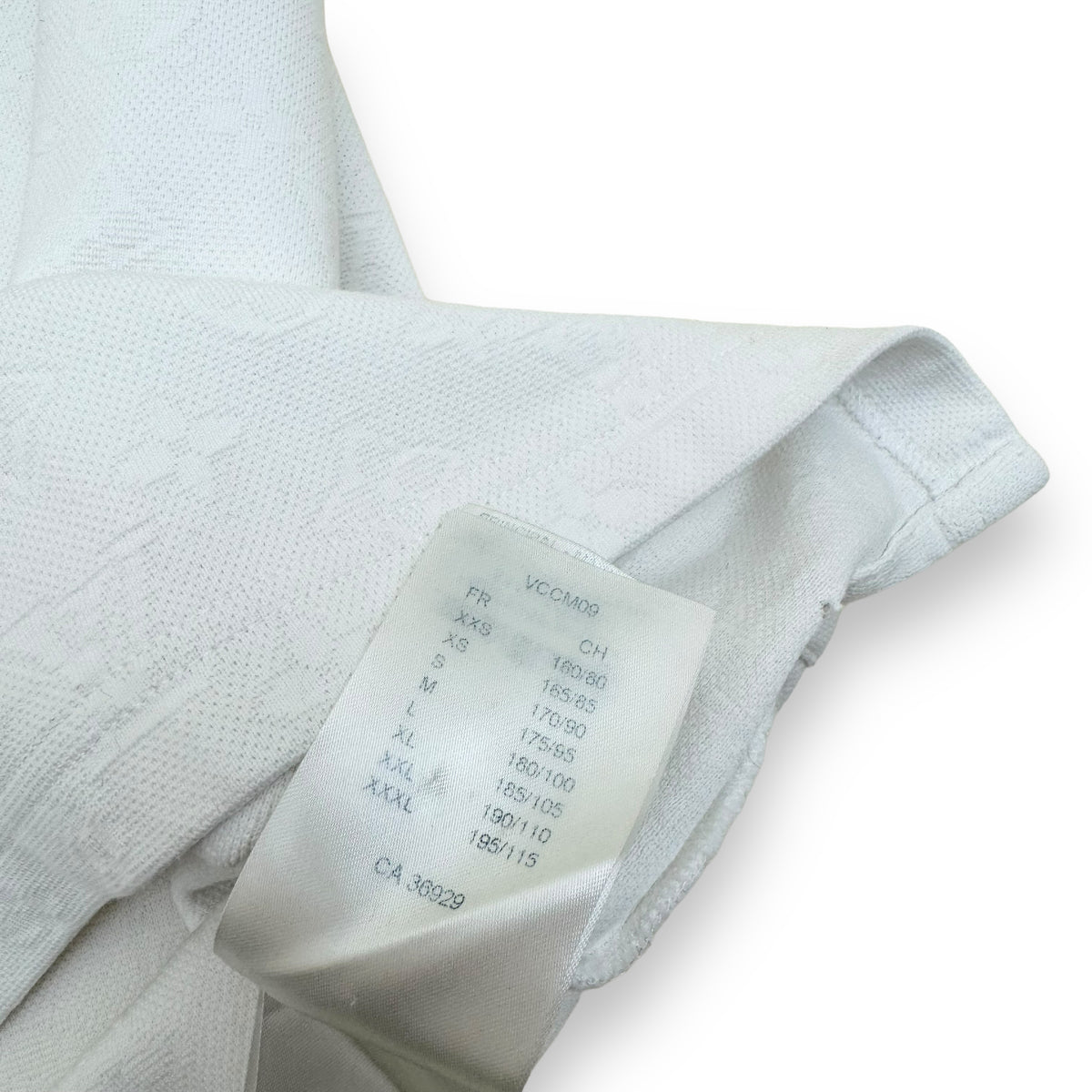 LOUIS VUITTON MONOGRAM 3D POCKET T-SHIRT WHITE XL