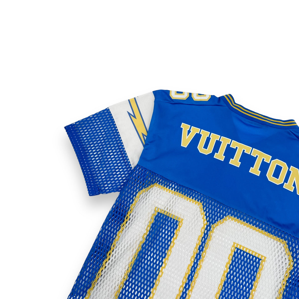 LOUIS VUITTON SPORT JERSEY WITH PATCH SHIRT BLUE L