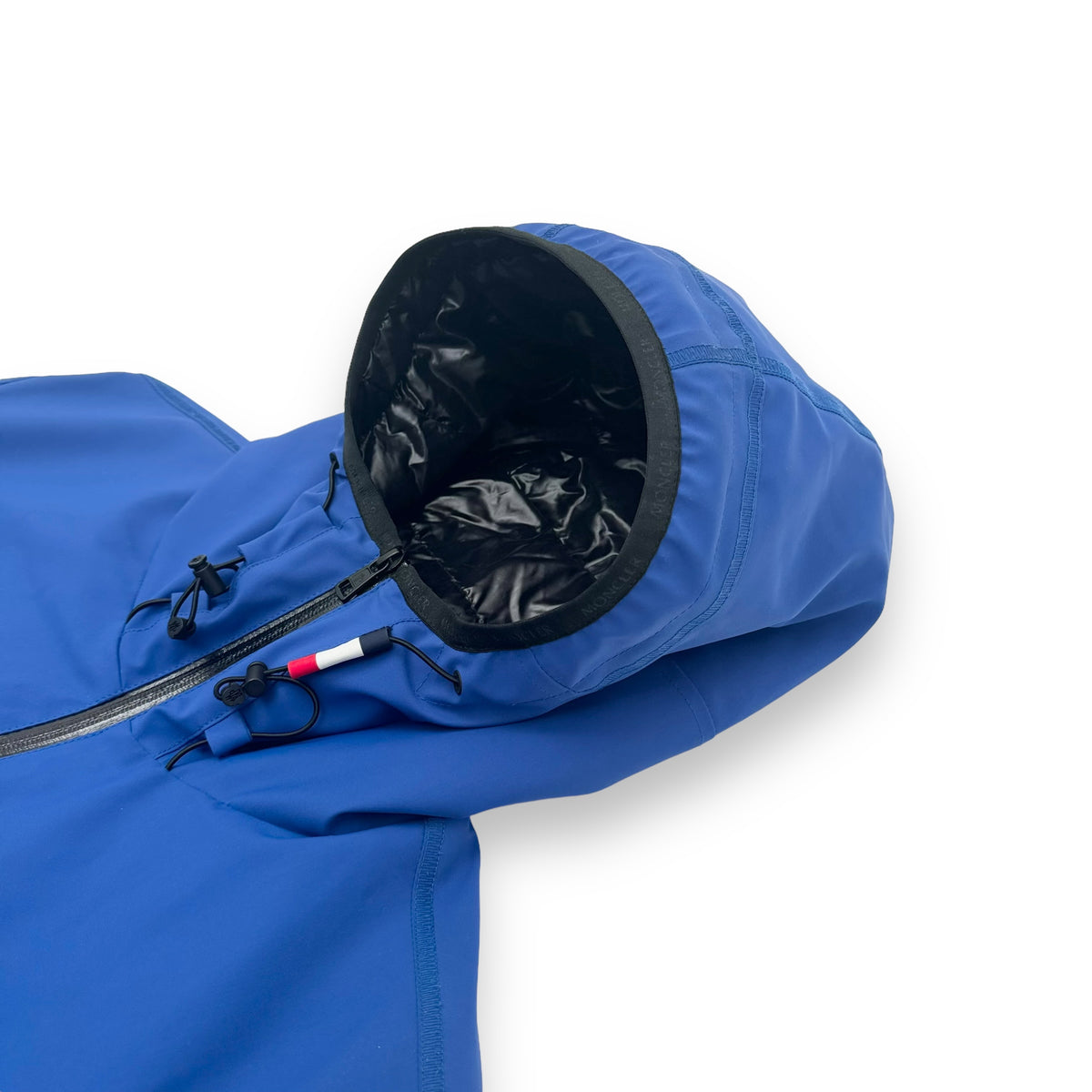 MONCLER DUPORT GIUBBOTTO JACKET BLUE / BLACK XL