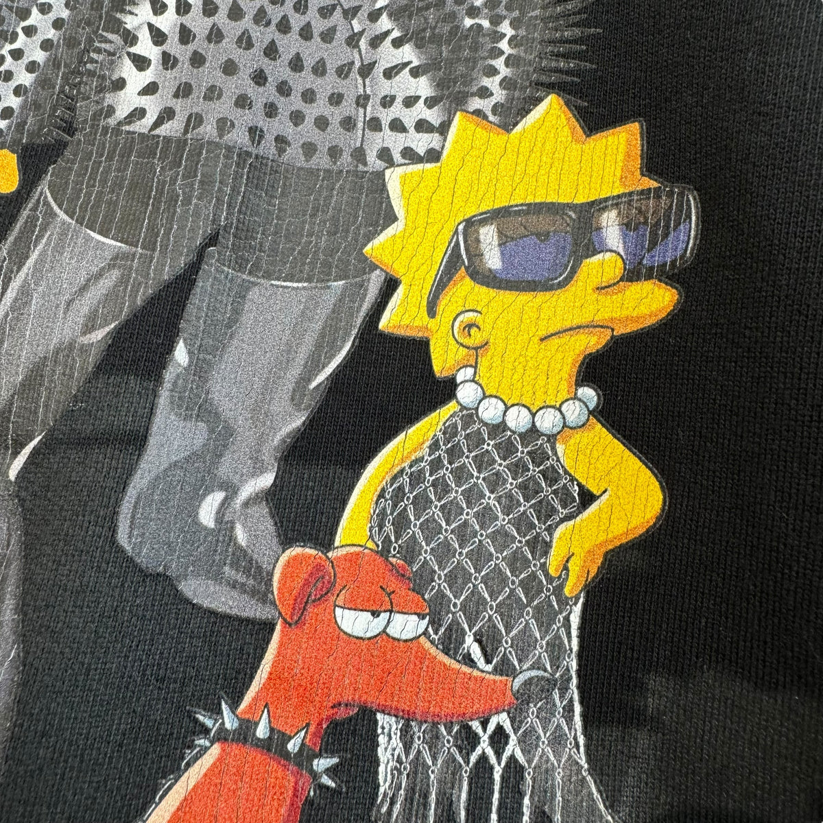 BALENCIAGA X THE SIMPSONS GRAPHIC PRINT HOODIE BLACK M