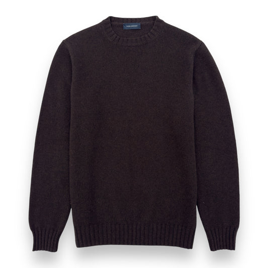 THOM SWEENEY CASHMERE SWEATER BROWN M