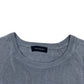 THOM SWEENEY LINEN / COTTON BLEND T-SHIRT BLUE M