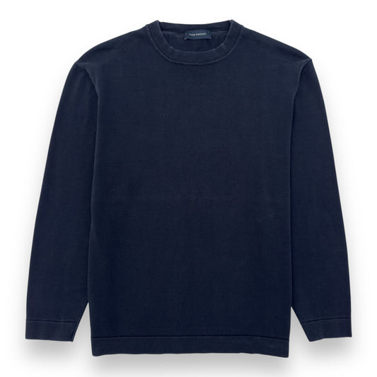 THOM SWEENEY COTTON LONG SLEEVE T-SHIRT BLACK M