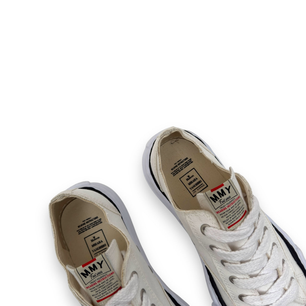 MAISON MIHARA YASUHIRO LOW TOP SNEAKER WHITE UK11