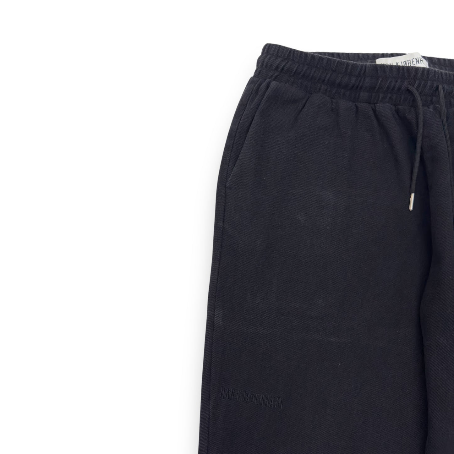 HAN KJØBENHAVN WIDE LEG SWEATPANTS BLACK XL