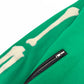 AMIRI LOGO-EMBOIDERED APPLIQUÉD BONE WOOL JACKET GREEN / WHITE 50 / L