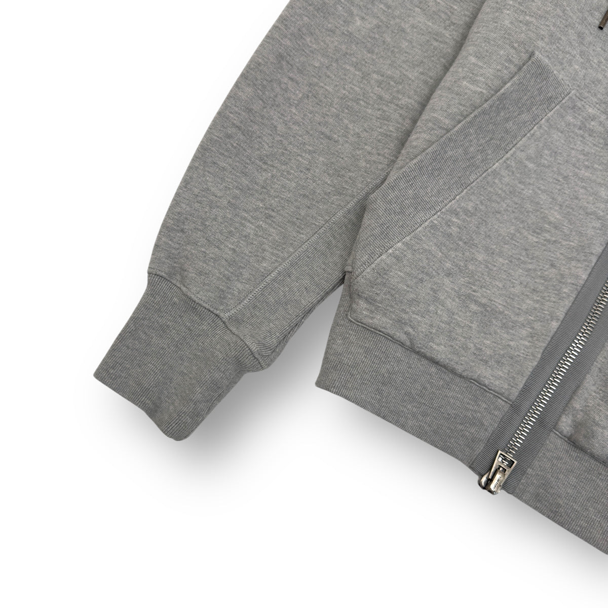 TOM FORD COTTON ZIP UP HOODIE GREY L