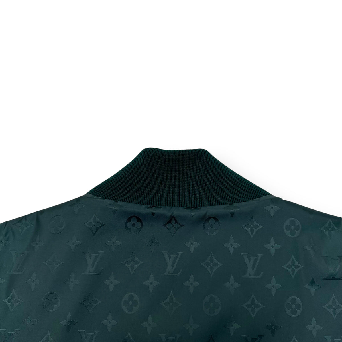 LOUIS VUITTON MONOGRAM REVERSIBLE COTTON BOMBER JACKET PINE GREEN XXL
