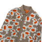 JACQUEMUS LA CHEMISE NEVE FLEURS OVERSHIRT CARDIGAN BEIGE / ORANGE M