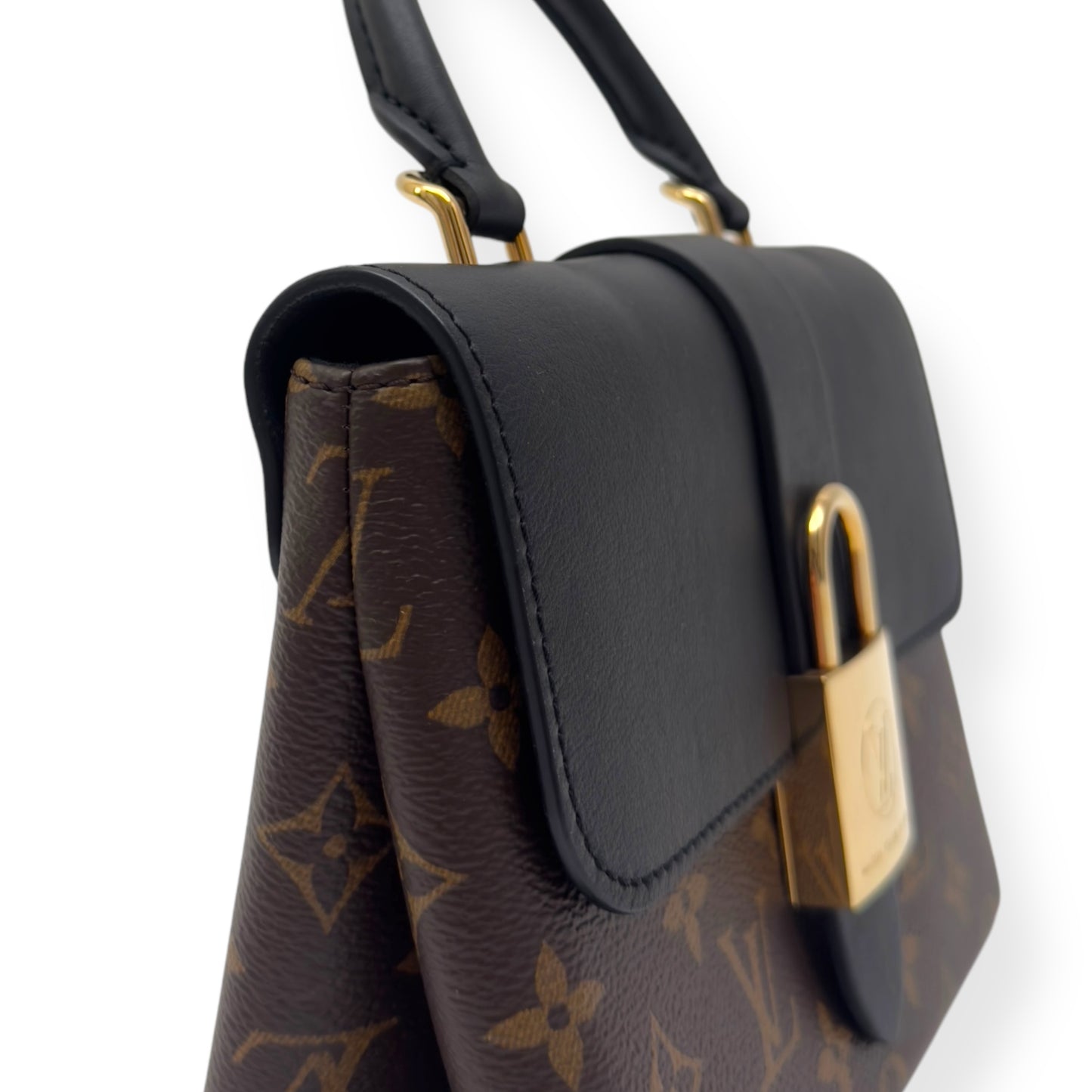 LOUIS VUITTON LOCKY BB MONOGRAM CANVAS / LEATHER BAG
