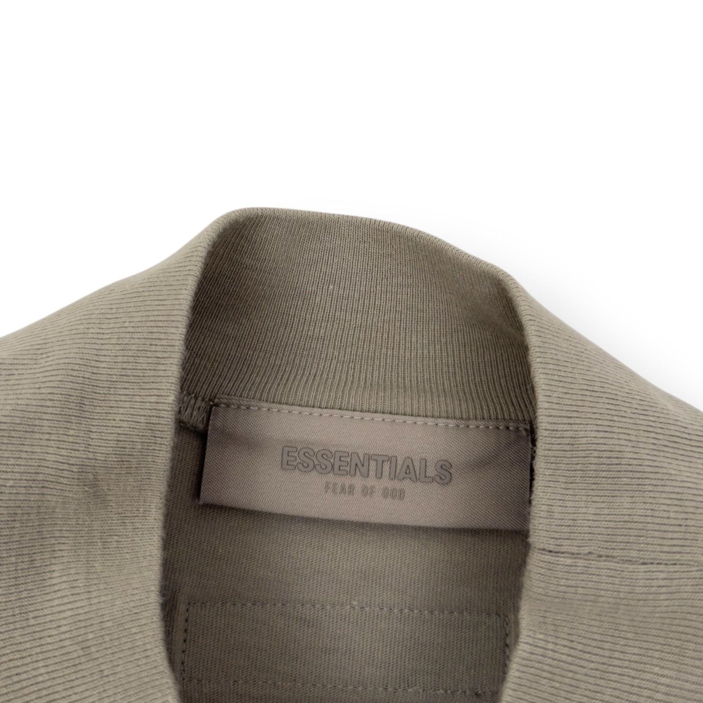 ESSENTIALS FEAR OF GOD LONG SLEEVE CREW NECK COTTON T-SHIRT GREY S