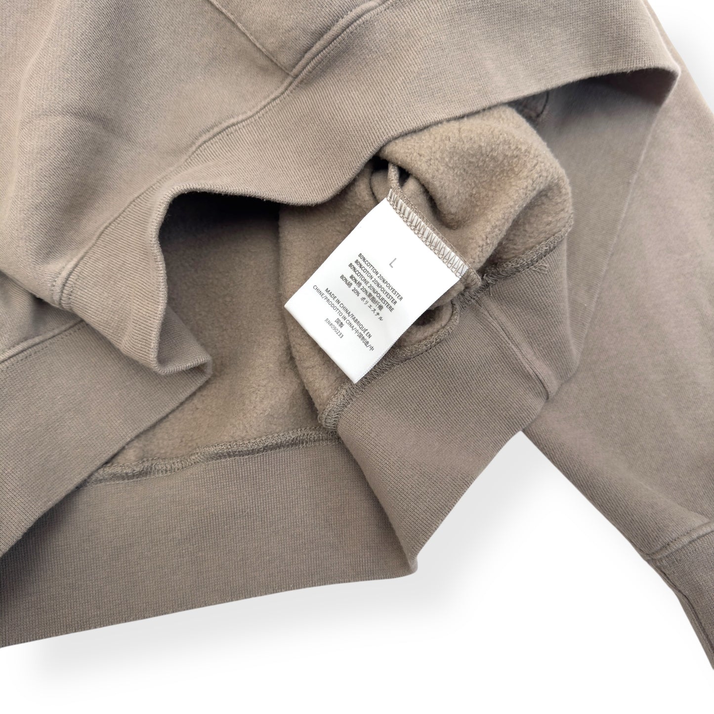 FEAR OF GOD ESSENTIALS HOODIE DESERT TAUPE L