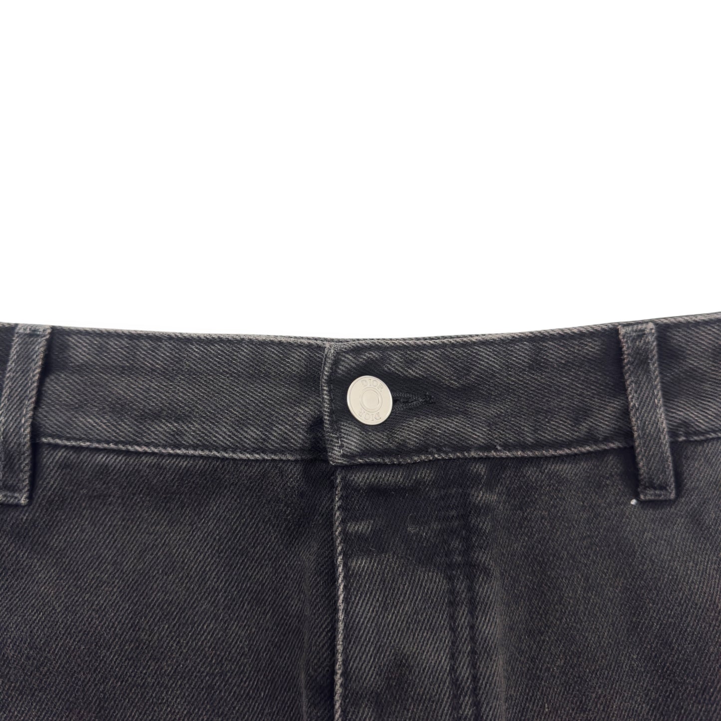 DIOR CARPENTER STRAIGHT-LEG DENIM JEANS BLACK 50 / W34” / L