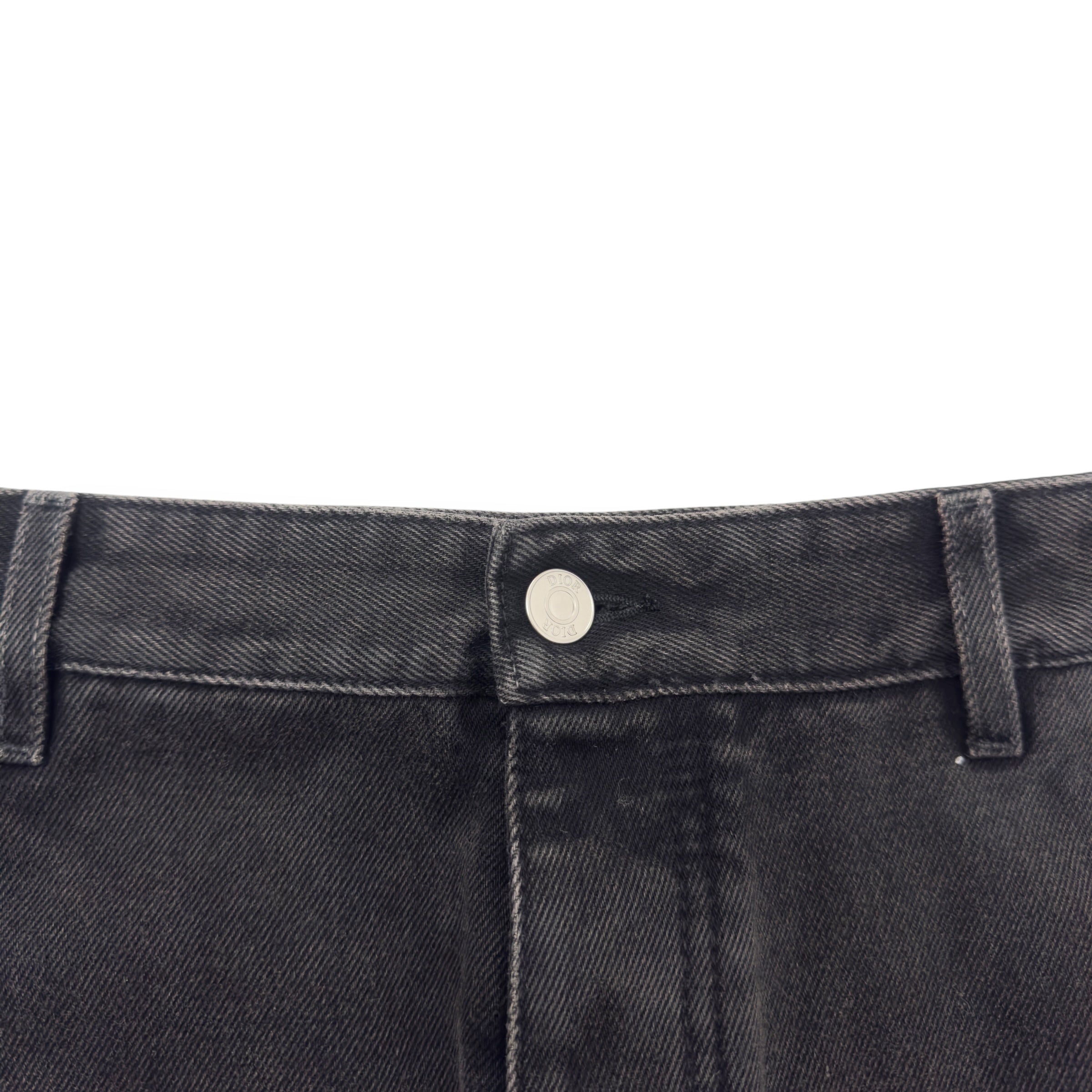 DIOR CARPENTER STRAIGHT-LEG DENIM JEANS BLACK 50 / W34” / L
