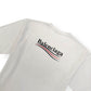 BALENCIAGA POLITICAL LOGO COTTON T-SHIRT WHITE L