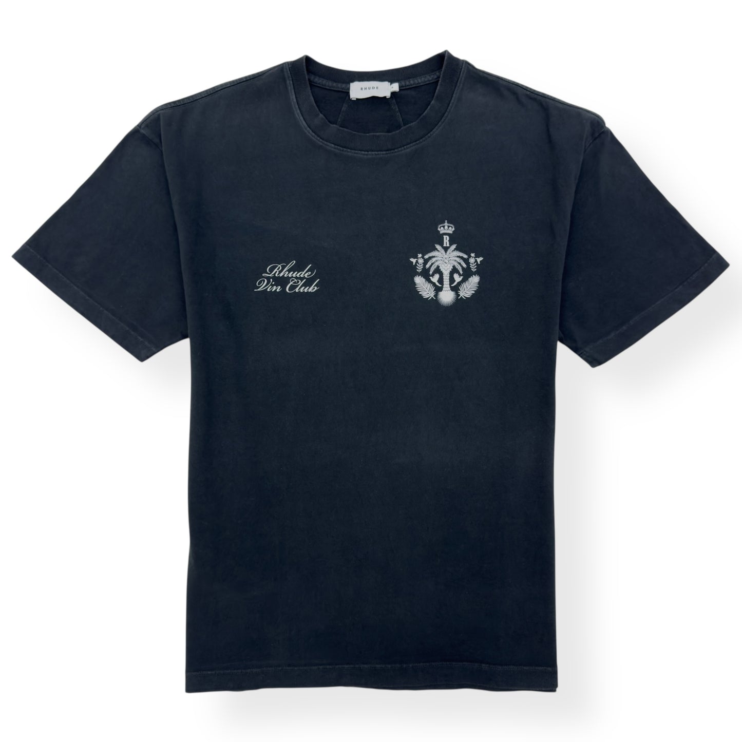 RHUDE CHAEAU BOYS T-SHIRT NAVY M