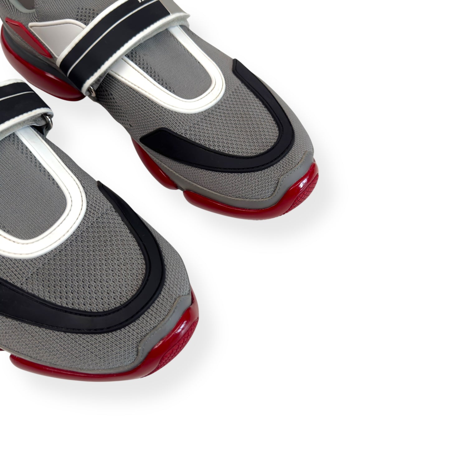 PRADA CLOUDBUST SNEAKER GREY / RED UK9