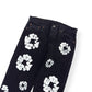 DENIM TEARS X LEVIS COTTON WREATH DENIM JEANS BLACK / WHITE W34”