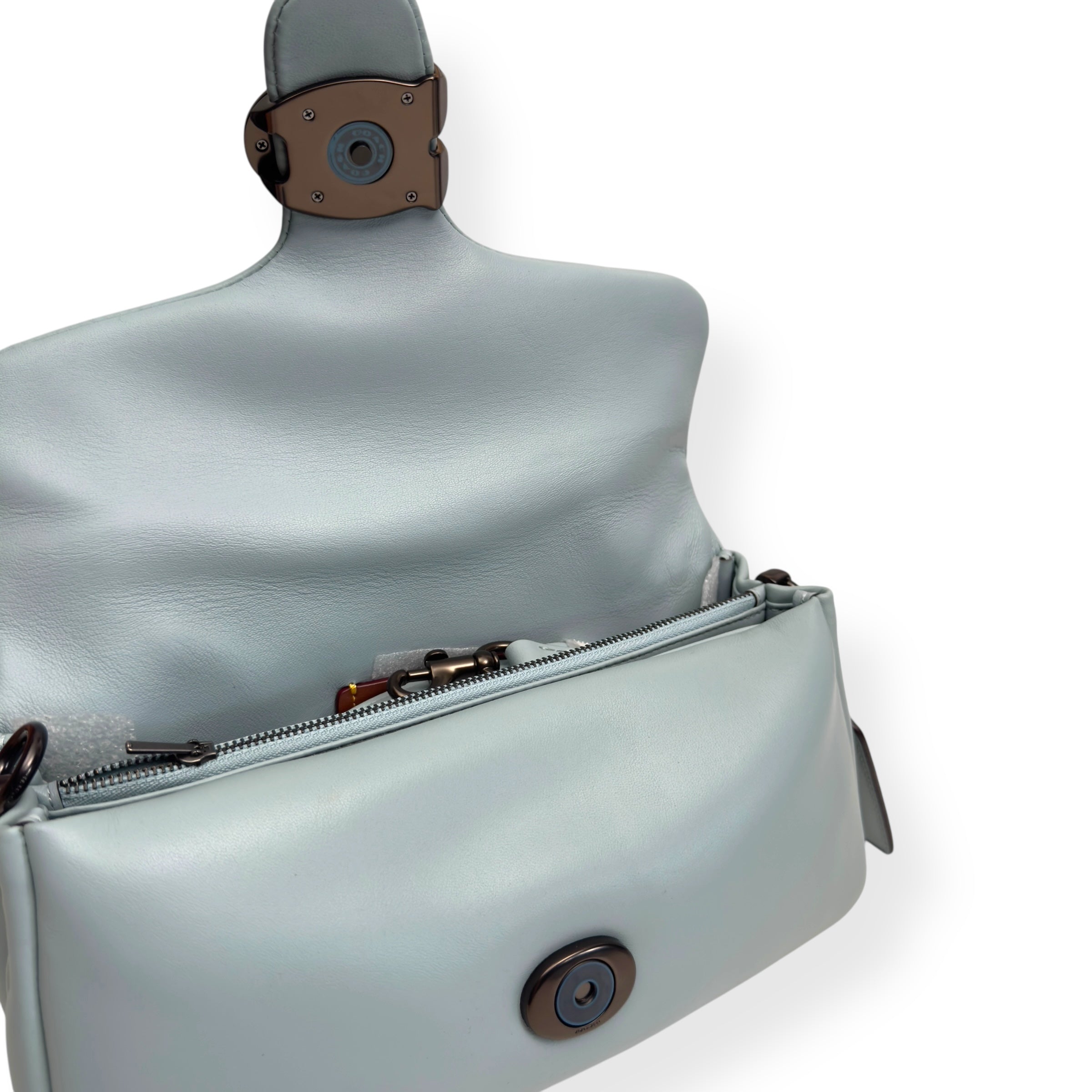 COACH PILLOW TABBY SHOULDER BAG AQUA 26