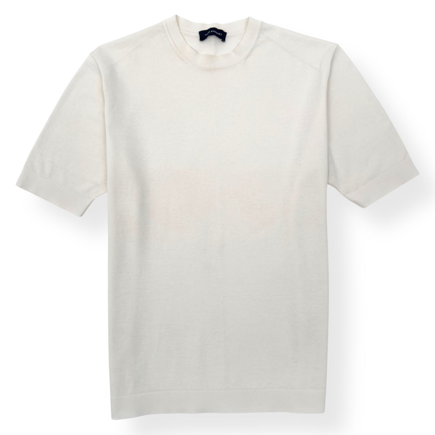 THOM SWEENEY COTTON T-SHIRT WHITE L