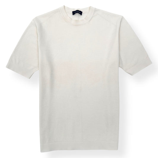THOM SWEENEY COTTON T-SHIRT WHITE L