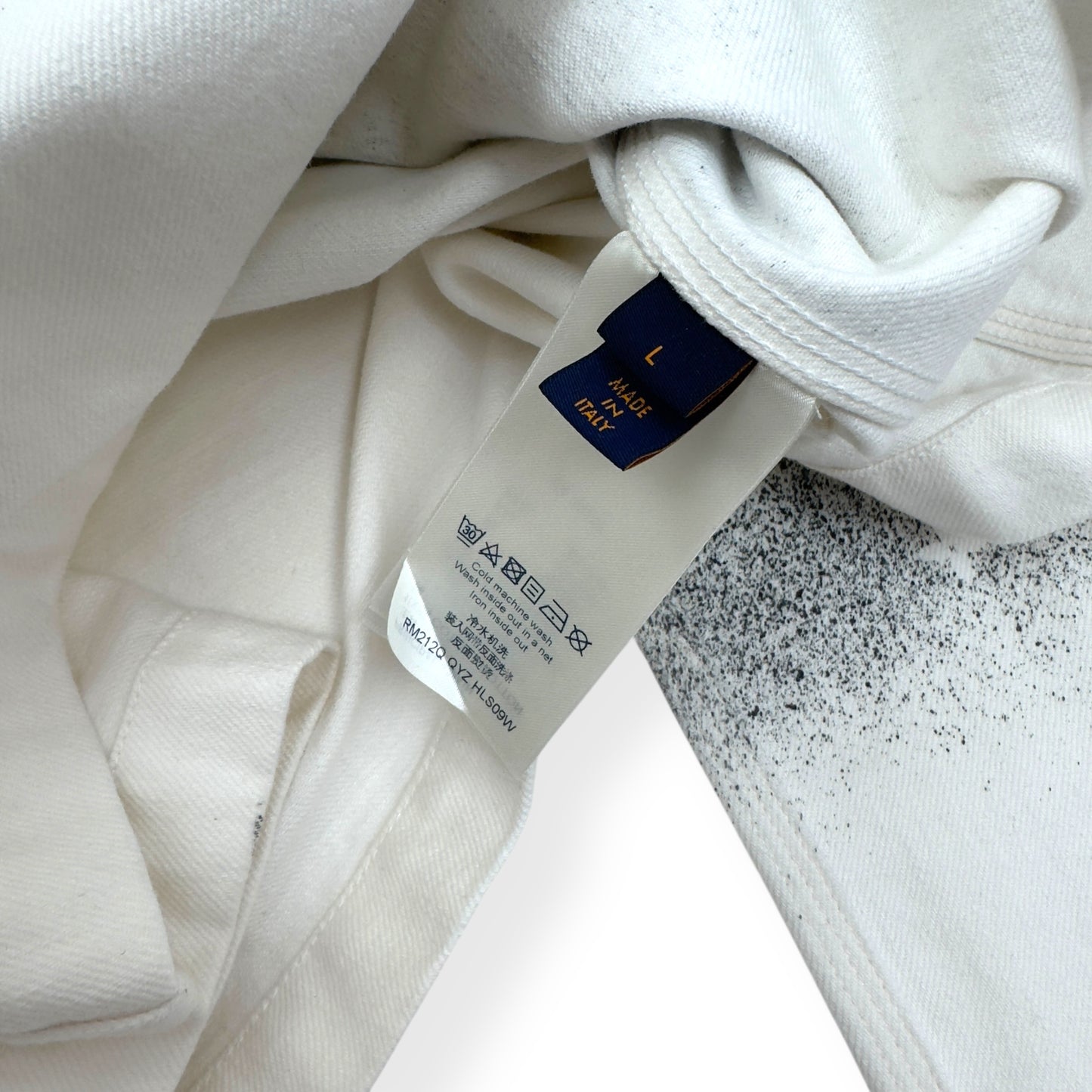 LOUIS VUITTON WORKWEAR GRADIENT MONOGRAM JACKET GREY / WHITE L