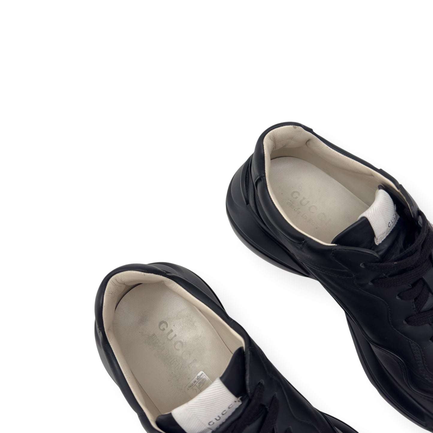 GUCCI RHYTON SEGA SNEAKER BLACK / RED UK9.5