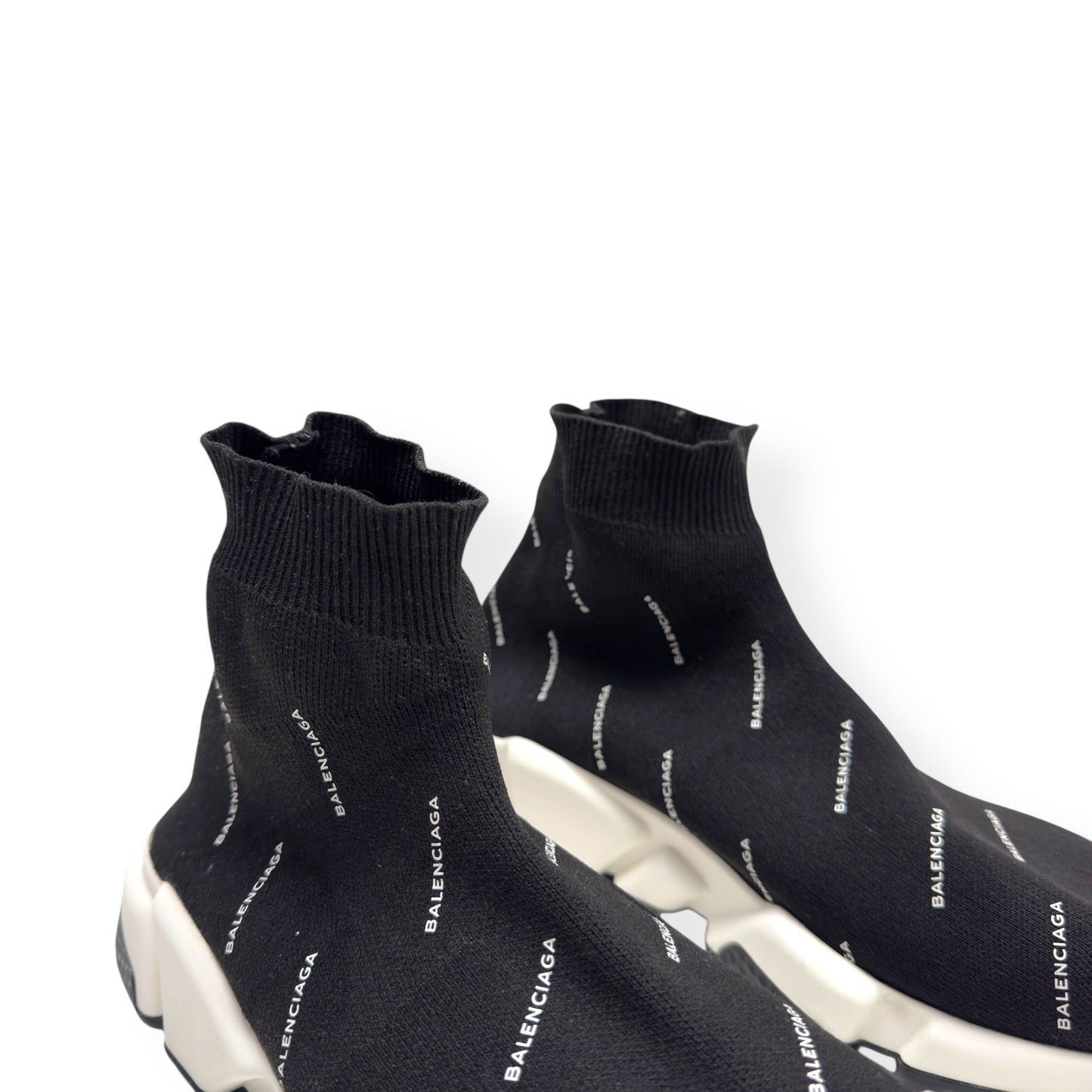 BALENCIAGA SPEED SNEAKER BLACK / WHITE 42 / UK8