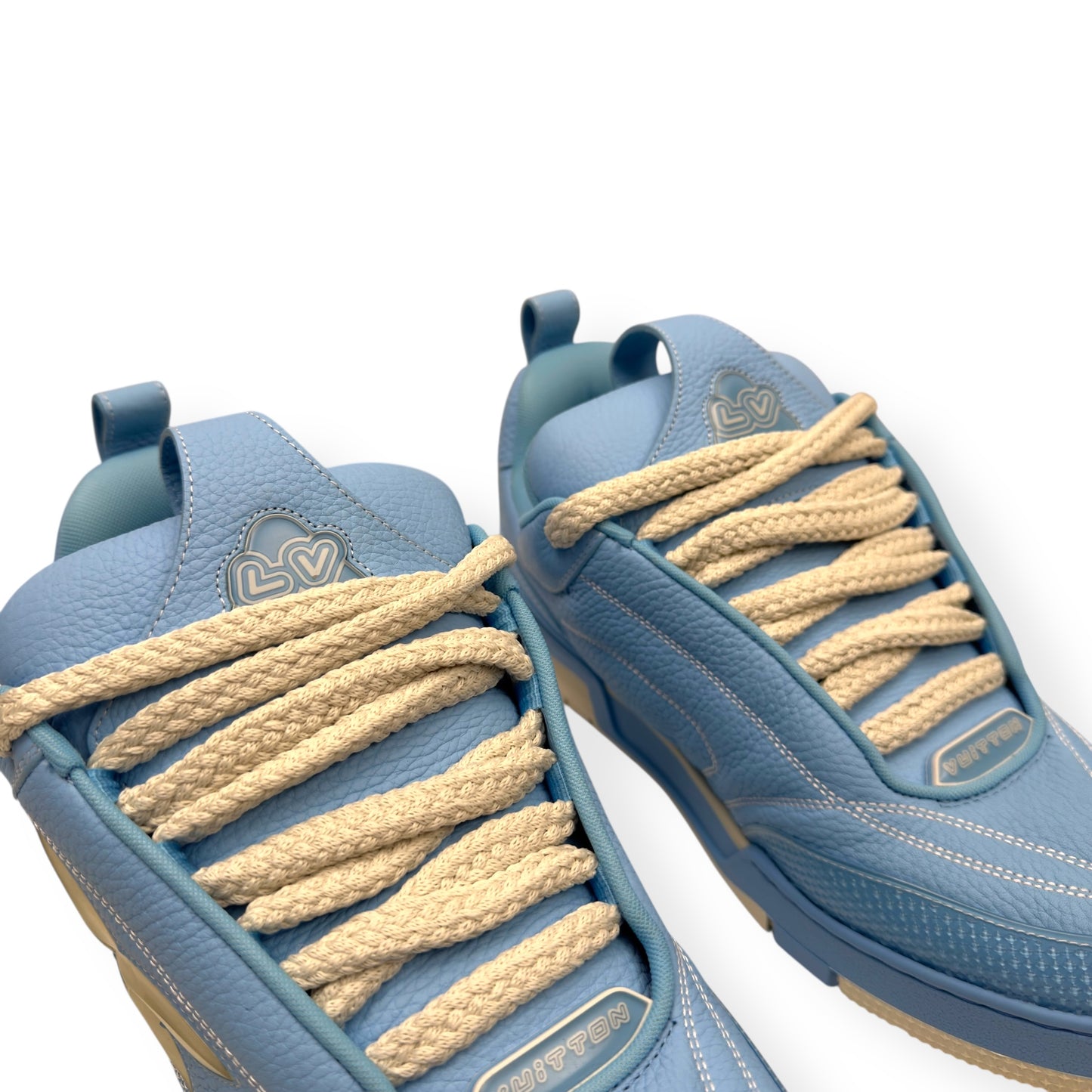 LOUIS VUITTON LV SKATE SNEAKER LUXURY BLUE UK10