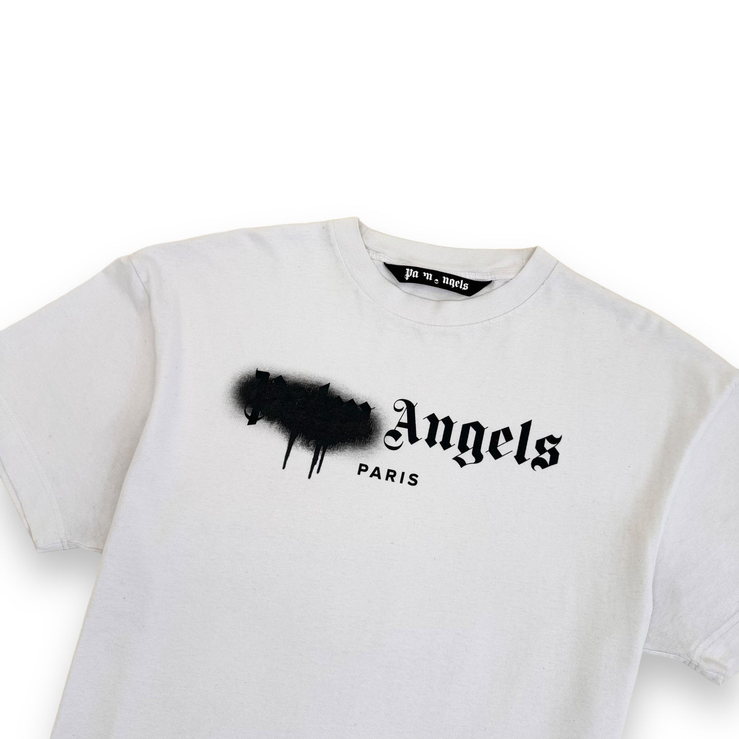 PALM ANGELS SPRAY PAINT PARIS T-SHIRT WHITE XL