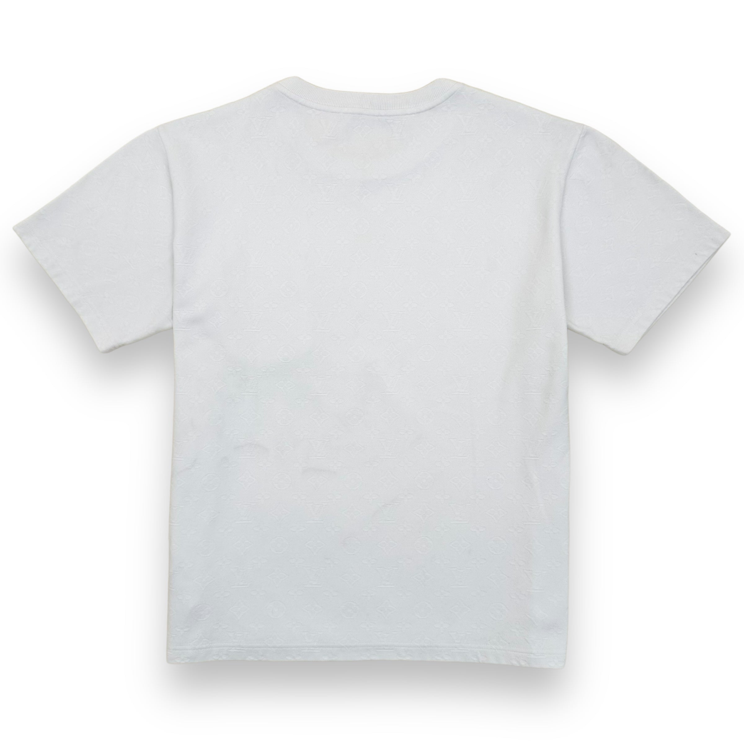 LOUIS VUITTON MONOGRAM 3D POCKET T-SHIRT WHITE XL