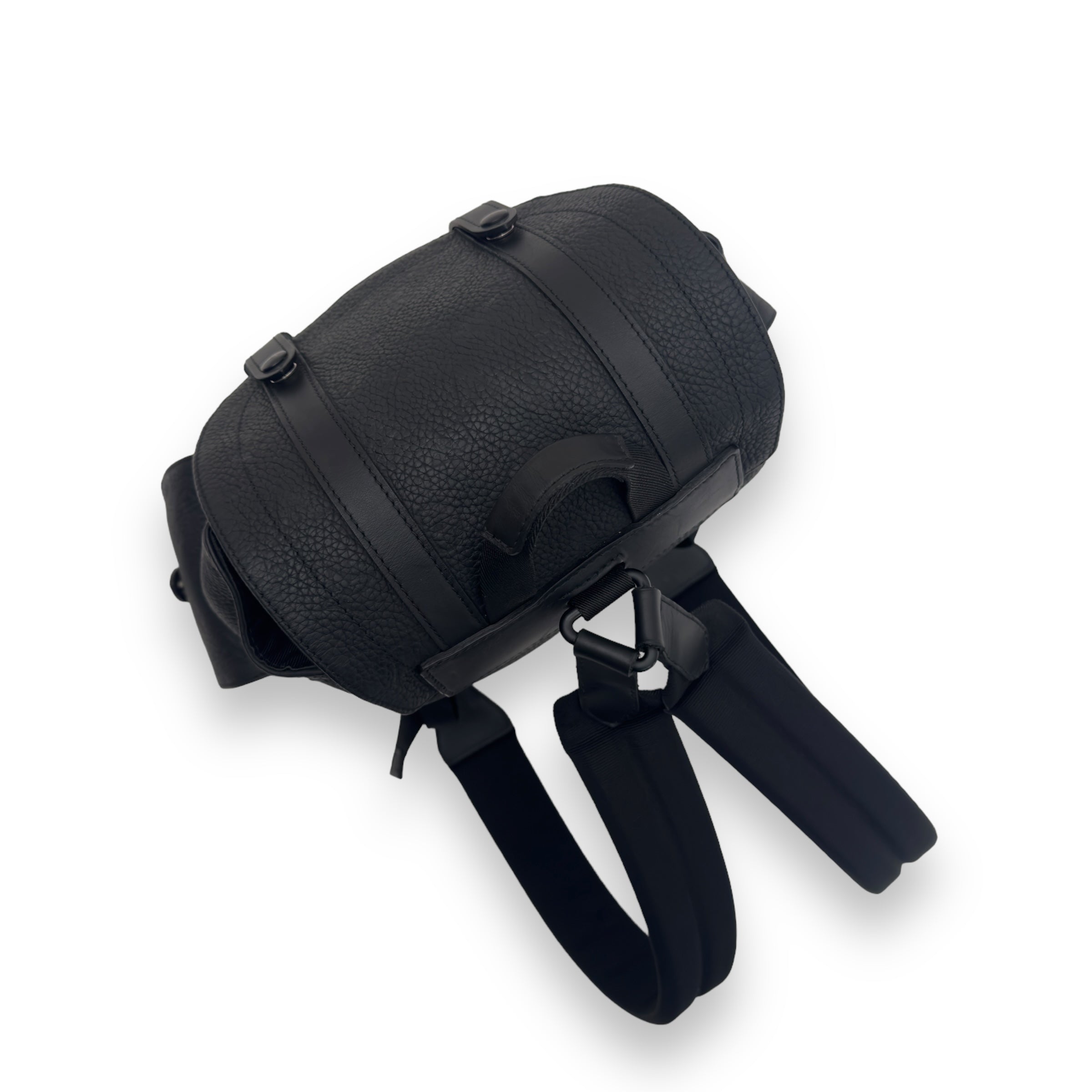 LOUIS VUITTON CHRISTOPHER MM BACKPACK EMBOSSED MONOGRAM BLACK