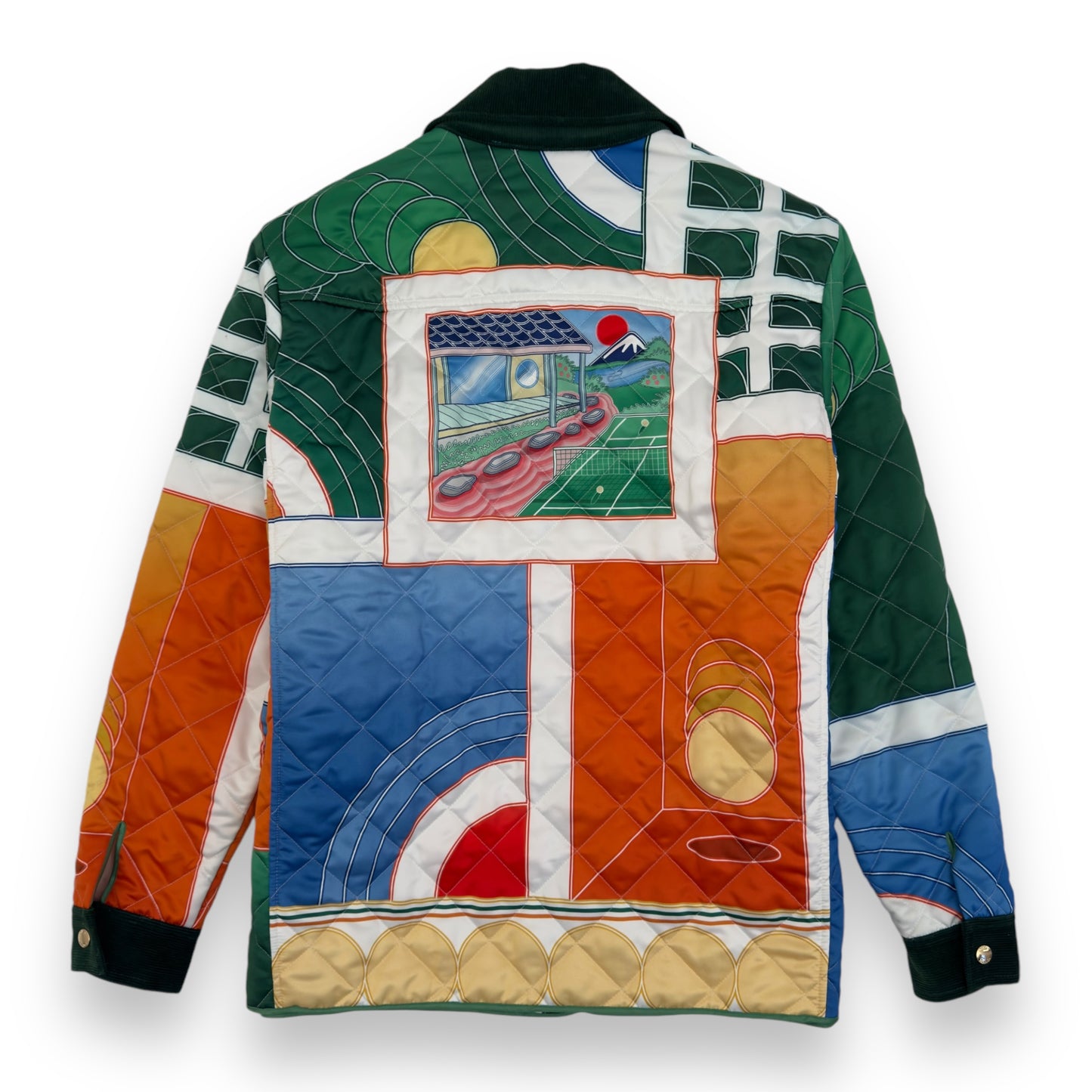 CASABLANCA RAVE DE TENNIS QUILTED JACKET MULTICOLOURED XXL