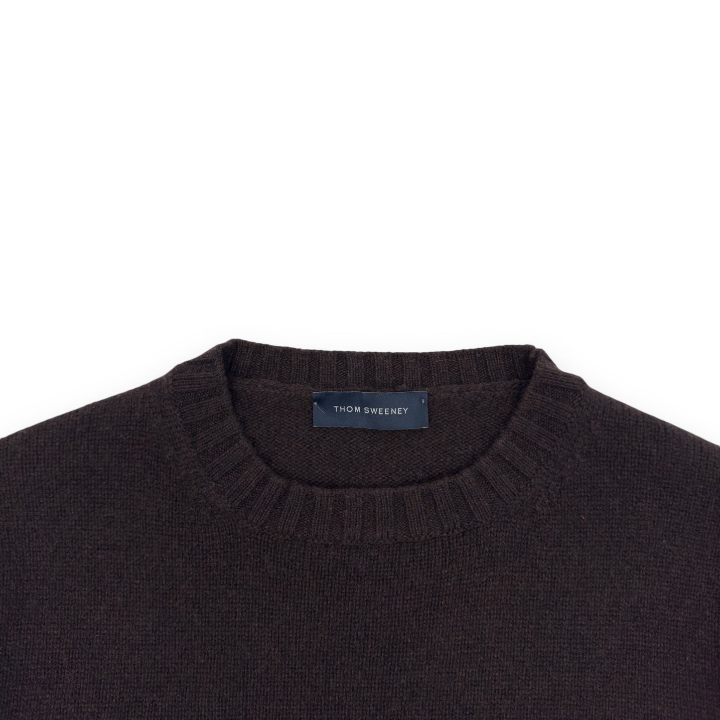 THOM SWEENEY CASHMERE SWEATER BROWN M