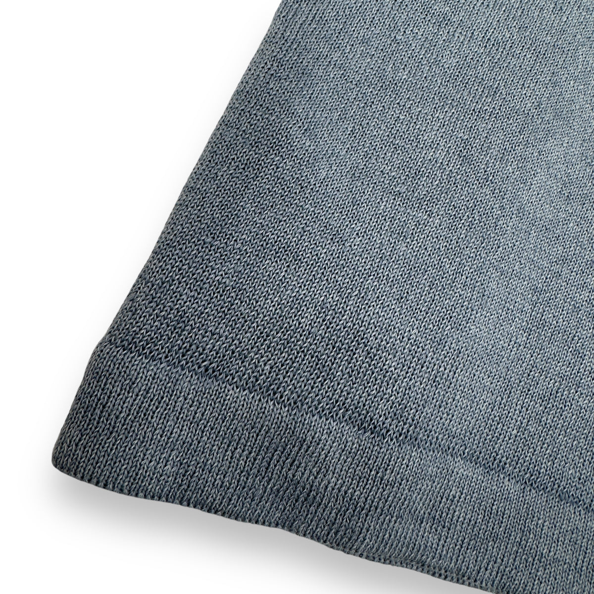THOM SWEENEY LINEN / COTTON BLEND T-SHIRT BLUE M