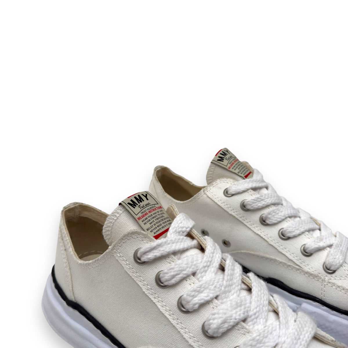 MAISON MIHARA YASUHIRO LOW TOP SNEAKER WHITE UK11
