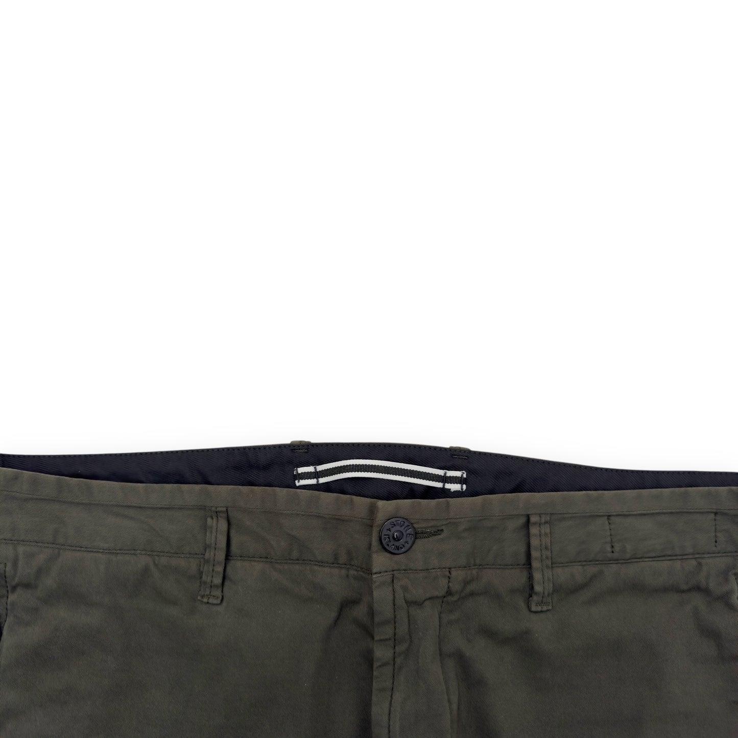 STONE ISLAND CARGO TROUSERS GREEN W34”