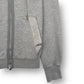 TOM FORD COTTON ZIP UP HOODIE GREY L