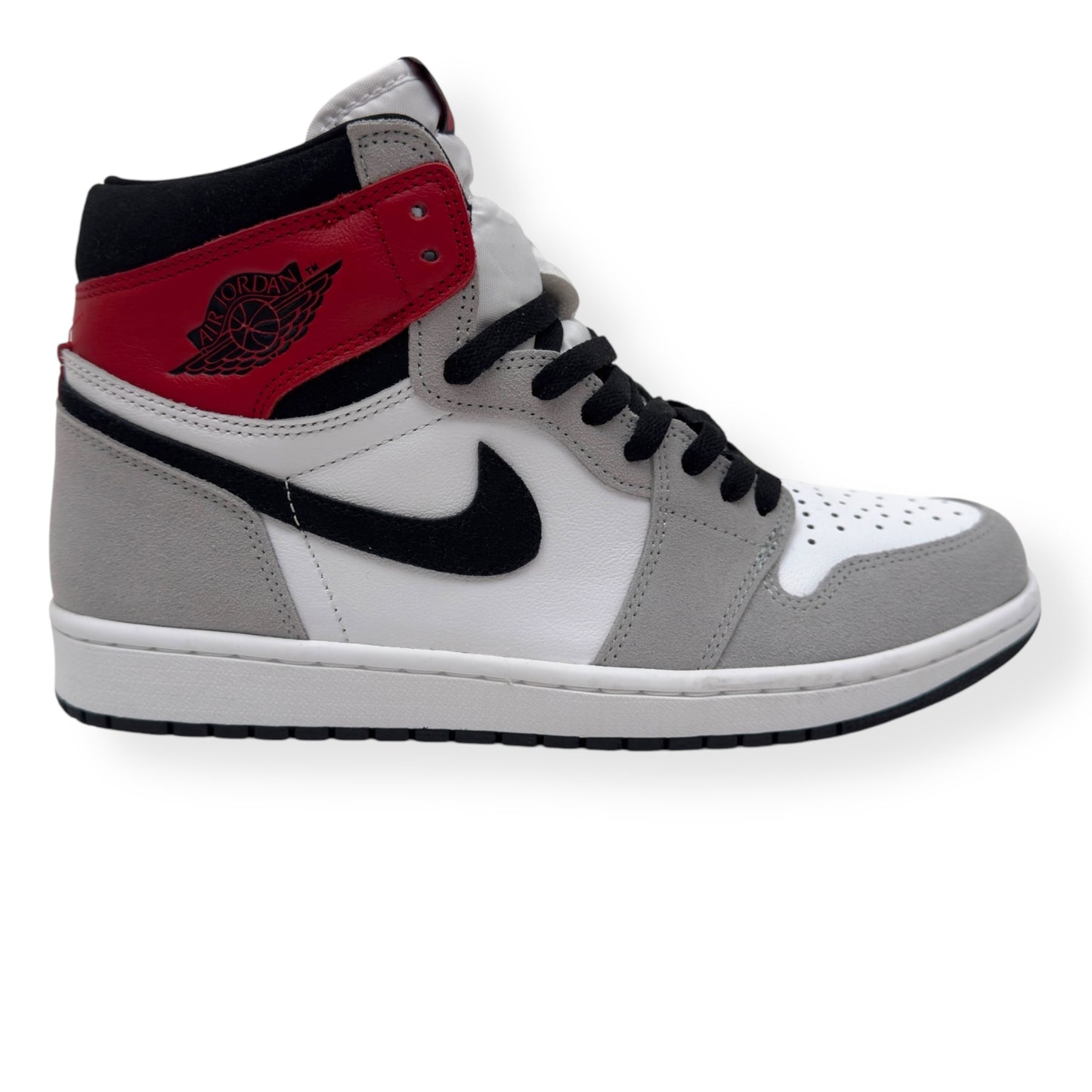 AIR JORDAN 1 RETRO HIGH TOP SNEAKER LIGHT SMOKE GREY UK9