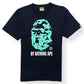 A BATHING APE TEXT CODE CAMO T-SHIRT BLACK L