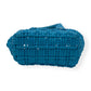 BALENCIAGA BISTRO RECYCLED NYLON BASKET BAG BLUE XXS